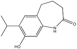 4,5-Dihydro-8-hydroxy-7-isopropyl-1H-1-benzazepin-2(3H)-one Structure