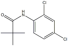 N-(2,4-Dichlorophenyl)-2,2-dimethylpropionamide 구조식 이미지