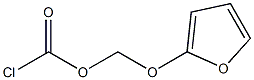 Chlorocarbonic acid (2-furyl)oxymethyl ester 구조식 이미지