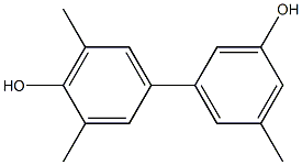 3',5,5'-Trimethyl-1,1'-biphenyl-3,4'-diol 구조식 이미지