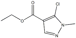 5-Chloro-1-methyl-1H-pyrazole-4-carboxylic acid ethyl ester Structure