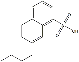 7-Butyl-1-naphthalenesulfonic acid Structure