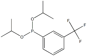 3-Trifluoromethylphenylphosphonous acid diisopropyl ester Structure