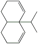 1,2,4a,7,8,8a-Hexahydro-4a-isopropylnaphthalene 구조식 이미지