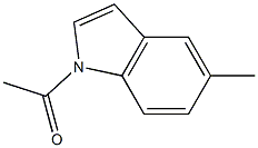 1-Acetyl-5-methyl-1H-indole 구조식 이미지