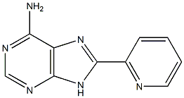 6-Amino-8-(2-pyridinyl)-9H-purine 구조식 이미지