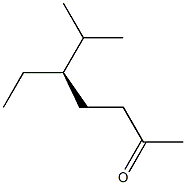 [R,(+)]-5-Ethyl-6-methyl-2-heptanone 구조식 이미지