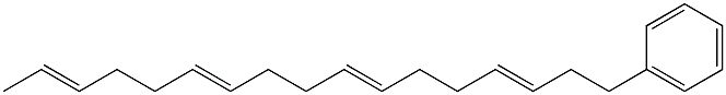 17-Phenyl-2,6,10,14-heptadecatetrene Structure