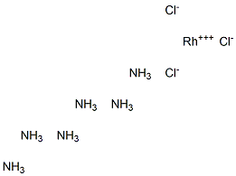 Hexamminerhodium(III) chloride 구조식 이미지