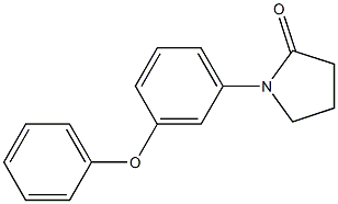 1-(3-Phenoxyphenyl)-2-pyrrolidone 구조식 이미지