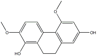 2,5-Dimethoxy-9,10-dihydrophenanthrene-1,7-diol Structure