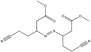 3,3'-Azobis(5-cyanovaleric acid)dimethyl ester Structure