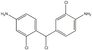 (2-Chloro-4-aminophenyl)(3-chloro-4-aminophenyl)chloromethane Structure