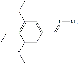 3,4,5-Trimethoxybenzylidenehydrazine Structure