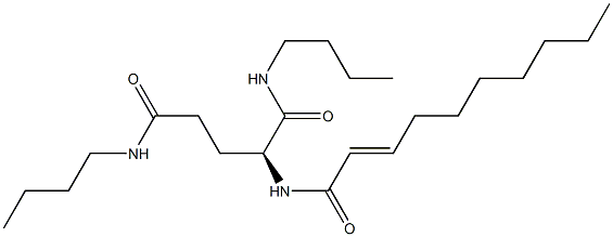 N2-(2-Decenoyl)-N1,N5-dibutylglutaminamide 구조식 이미지