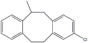 9-Chloro-5,6,11,12-tetrahydro-5-methyldibenzo[a,e]cyclooctene Structure