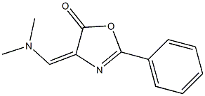 2-Phenyl-4-(dimethylaminomethylene)-2-oxazoline-5-one Structure