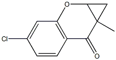 7-Chloro-3-methyl-2,3-methanochroman-4-one 구조식 이미지