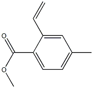 2-Ethenyl-4-methylbenzoic acid methyl ester 구조식 이미지