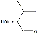 [R,(+)]-2-Hydroxy-3-methylbutyraldehyde 구조식 이미지