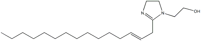 2-(2-Pentadecenyl)-2-imidazoline-1-ethanol Structure