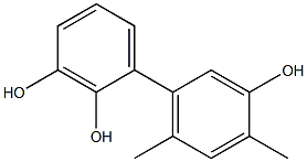 4',6'-Dimethyl-1,1'-biphenyl-2,3,3'-triol Structure