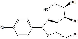2-O,3-O-(4-Chlorobenzylidene)-D-glucitol Structure