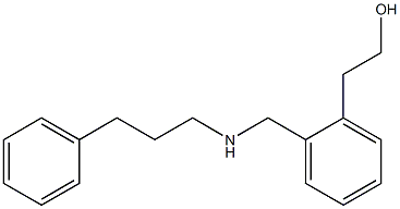 N-(3-Phenylpropyl)-2-(2-hydroxyethyl)benzylamine Structure