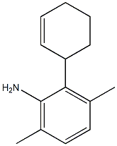 2-(2-Cyclohexenyl)-3,6-dimethylaniline 구조식 이미지