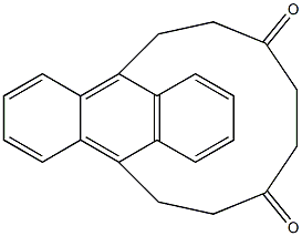 13,16-Dioxo-9,10-octanoanthracene Structure
