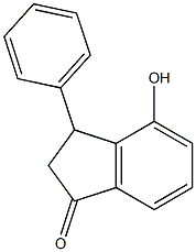 4-Hydroxy-3-phenylindan-1-one 구조식 이미지