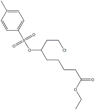 8-Chloro-6-(tosyloxy)octanoic acid ethyl ester 구조식 이미지