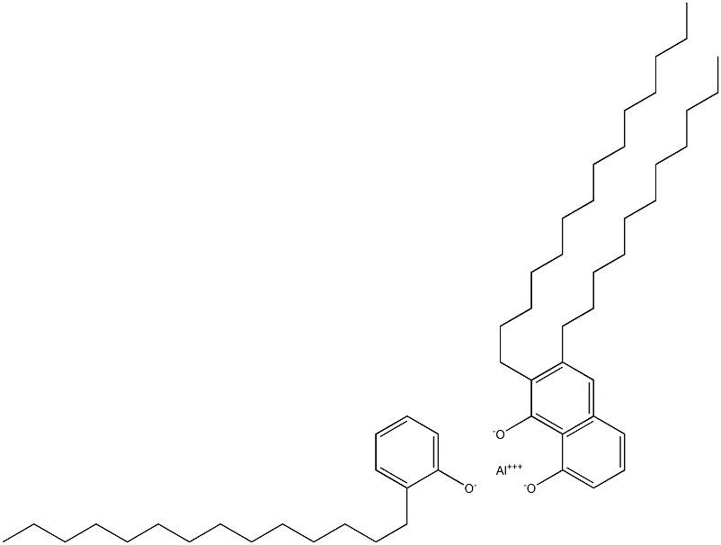 Aluminum tri(2-tetradecylphenolate) Structure