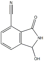 3-Hydroxy-7-cyano-2,3-dihydro-1H-isoindol-1-one Structure