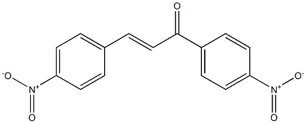 (2E)-1,3-Di(4-nitrophenyl)-2-propen-1-one Structure