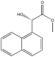 [S,(+)]-1-Naphtylglycolic acid methyl ester 구조식 이미지