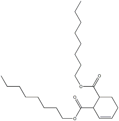 5-Cyclohexene-1,2-dicarboxylic acid dioctyl ester 구조식 이미지