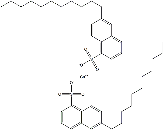 Bis(6-undecyl-1-naphthalenesulfonic acid)calcium salt 구조식 이미지