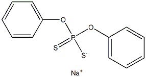 Diphenyldithiophosphoric acid sodium salt 구조식 이미지