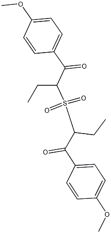 Ethyl[2-(4-methoxyphenyl)-2-oxoethyl] sulfone 구조식 이미지