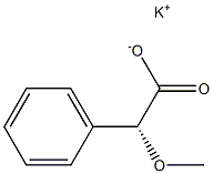 [R,(-)]-Methoxy(phenyl)acetic acid potassium salt Structure