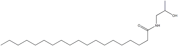 N-(2-Hydroxypropyl)nonadecanamide 구조식 이미지