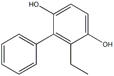 2-Ethyl-3-phenyl-1,4-benzenediol 구조식 이미지