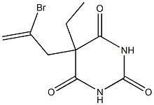 5-(2-Bromoallyl)-5-ethylbarbituric acid 구조식 이미지