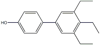 4-(3,4,5-Triethylphenyl)phenol 구조식 이미지