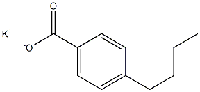 4-Butylbenzoic acid potassium salt 구조식 이미지