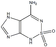 4-Amino-1H,5H-imidazo[4,5-c][1,2,6]thiadiazine 2,2-dioxide 구조식 이미지