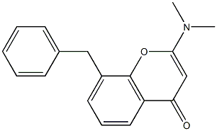 8-Benzyl-2-(dimethylamino)chromone Structure