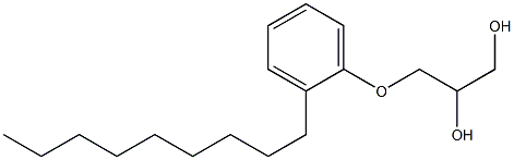 1-(2-Nonylphenoxy)-2,3-propanediol 구조식 이미지