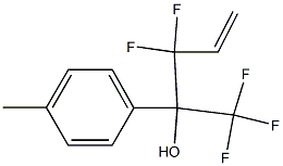1,1,1,3,3-Pentafluoro-2-(4-methylphenyl)-4-penten-2-ol 구조식 이미지